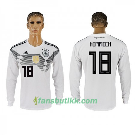 Fotball-VM 2018 Tyskland drakt Kimmich 18 Hjemmetrøye Langermet